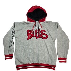 Vintage Chicago Bulls Sweatshirt Hoodie Size XL NBA‎ 90s
